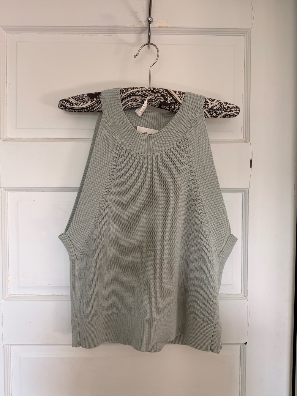 Wilfred Sleeveless Knit Tank - Sage Green